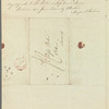 Margaret Holford to Jane Porter, autograph letter signed