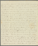 Frederick William Campbell to Jane Porter, autograph letter signed