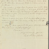 Frederick William Campbell to Jane Porter, autograph letter signed