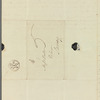 Frederick William Campbell to Jane Porter, autograph letter signed