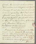 Sir Tomkyns Hilgrove Turner to Anna Maria Porter, autograph letter signed