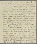 William Lempriere to Jane Porter, autograph letter signed