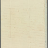 John Ranking to Jane Porter, autograph letter signed