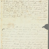 Sarah Gill to Jane Porter, autograph letter signed