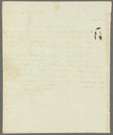 George Ward to "Madam," autograph letter signed