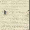 Lady Anne Hamilton to Miss Porter, autograph letter signed