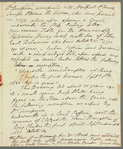 Sarah Gill to Jane Porter, autograph letter signed