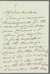 Sir Robert Wilson to Jane Porter, autograph letter signed