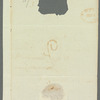 Sir Gore Ouseley to Jane Porter, autograph letter signed