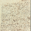 [William Wilberforce?] to Miss Porter, autograph letter