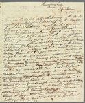 [William Wilberforce?] to Miss Porter, autograph letter