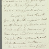 Sir Gore Ouseley to Jane Porter, autograph letter signed