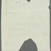 Sir Gore Ouseley to Jane Porter, autograph letter signed