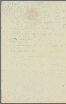 G. W. Chad to Miss Porter, autograph letter third person
