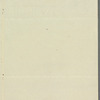 G. W. Chad to Miss Porter, autograph letter third person