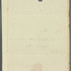 G. W. Chad to Miss Porter, autograph letter third person