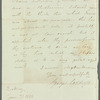 George Loddiges to "My Dear Madam," autograph letter signed