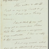 John Bowring to Miss Porter, autograph letter signed