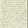 Lady Anne Hamilton to Miss Porter, autograph letter signed