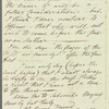Lady Anne Hamilton to Miss Porter, autograph letter signed