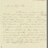 Lady Anne Hamilton to Miss Porter, autograph letter signed