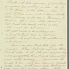 Lady Anne Hamilton to Miss Porter, autograph letter signed