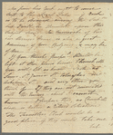 Lady Anne Hamilton to Miss Porter, autograph letter signed