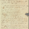Lady Anne Hamilton to Miss Porter, autograph letter signed