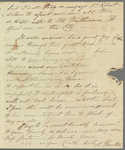 Lady Anne Hamilton to Miss Porter, autograph letter signed