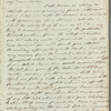 Sarah Belzoni to Miss Porter, autograph letter signed