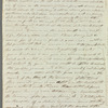 Sarah Belzoni to Miss Porter, autograph letter signed