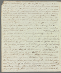Sarah Belzoni to Miss Porter, autograph letter signed