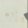 John Briggs to Jane Porter, autograph letter signed
