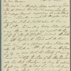 Caroline Vernon to "My dear Madam," autograph letter signed