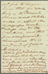 Sir Robert Wilson to "My dear Madam," autograph letter signed