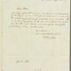 Rudolph Ackermann to Jane Porter, autograph letter signed