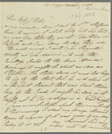 Caroline Vernon to Jane Porter, autograph letter signed