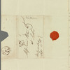 Caroline Vernon to Jane Porter, autograph letter signed