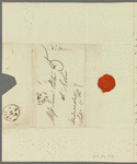 Caroline Vernon to Jane Porter, autograph letter signed