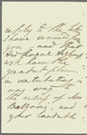 Robert Gardiner to Jane Porter, autograph letter signed