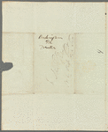 James Silk Buckingham to Jane Porter, autograph letter third person