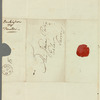 James Silk Buckingham to Jane Porter, autograph letter signed