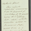 Henry Rolleston to Robert Ker Porter, autograph letter signed