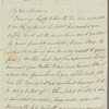 Charles Austen to Miss Porter, autograph letter signed