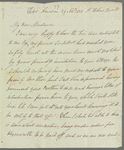 Charles Austen to Miss Porter, autograph letter signed