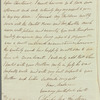 Charles Austen to Miss Porter, autograph letter signed