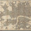Reynolds' map of modern London divided into quarter miles sections for measuring distance
