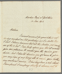 William Wilberforce to Jane Porter, letter signed