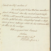 William Wilberforce to Jane Porter, letter signed