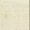 Unidentified sender to Jane Porter, autograph letter